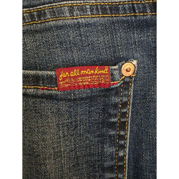 Women's 7 For All Mankind Jeans Size 29 Blue - Picture 13 of 15